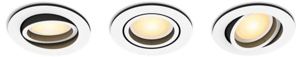 SET 3x corp de iluminat LED dimabil încastrat Hue MILLISKIN 1xGU10/4,2W/230V