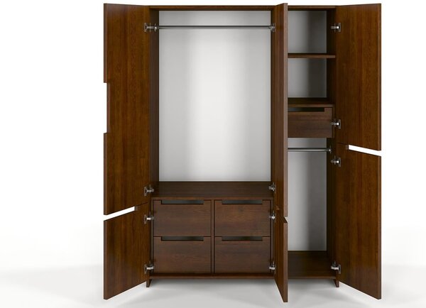 Dulap lemn masiv TerraCraft, 128 × 60 × 180 cm