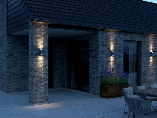 Aplică de exterior Nordlux NICO 2xGU10/35W/230V IP54 antracit