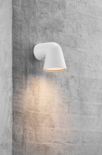 Aplică de exterior Nordlux FRONT 1xGU10/28W/230V IP44 alb