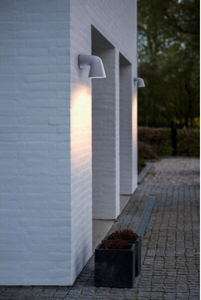 Aplică de exterior Nordlux FRONT 1xGU10/28W/230V IP44 alb