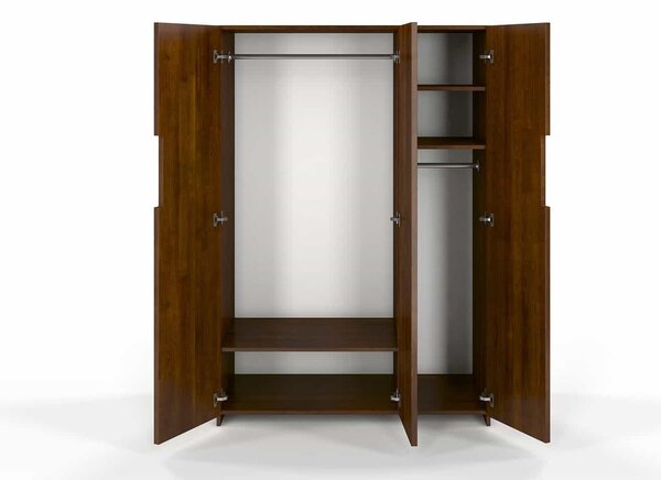 Dulap lemn masiv TerraCraft, 128 × 60 × 180 cm