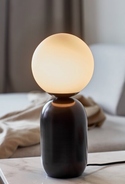 Lampă de masă Nordlux NOTTI 1xE14/25W/230V negru