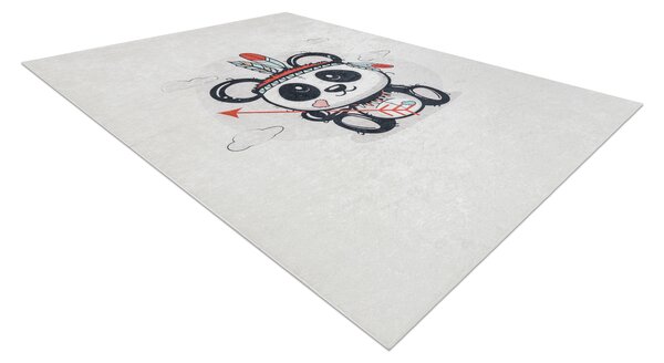 BAMBINO 1129 covor lavabil urs panda pentru copii anti-alunecare - cremă