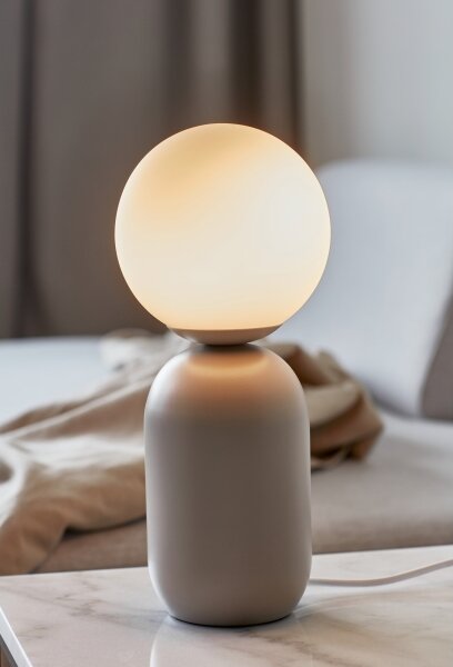 Lampă de masă Nordlux NOTTI 1xE14/25W/230V gri