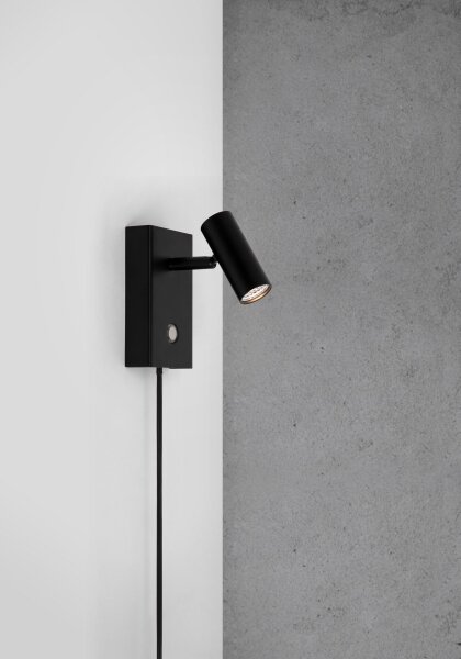 Nordlux - Spot LED de perete OMARI LED/3,2W/230V negru, dimabil