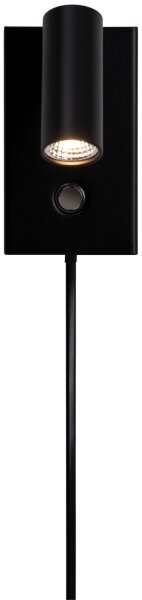 Nordlux - Spot LED de perete OMARI LED/3,2W/230V negru, dimabil