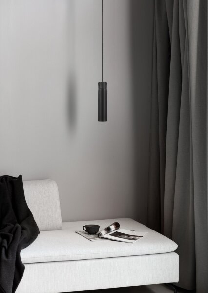 Lustră pe cablu Nordlux TILO 1xGU10/15W/230V negru