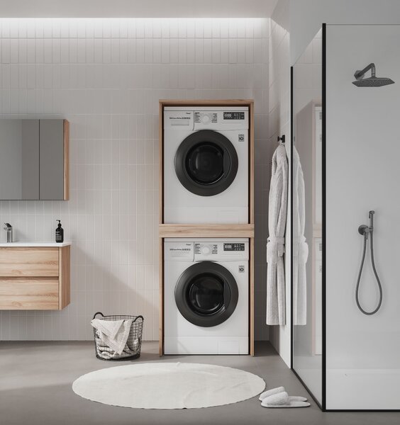 Dulap pentru mașina de spălat Lymfa 70 (stejar). Promo -17%. 1158106