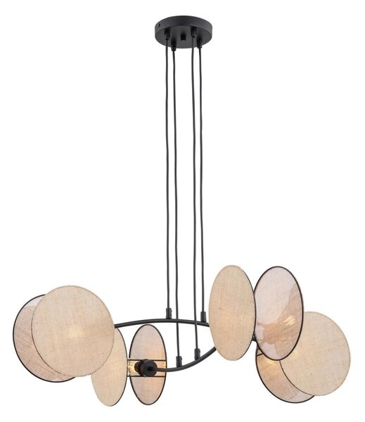 Lustră pe cablu MOTIF 4xE14/10W/230V bej