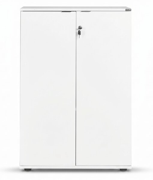 Bibliotecă Adore Rio cu 2 Uși, Cheie și 3 Rafturi, 72x109x34 cm