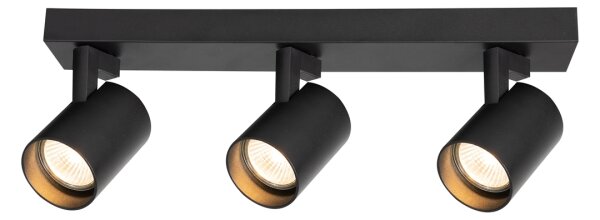 Spot VOLF 3xGU10/10W/230V negru