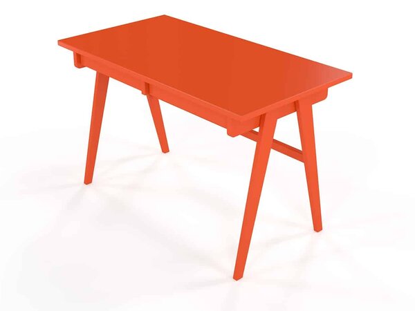Birou lemn masiv Baraga Roz Albastru Verde Rosu, 120 × 65 × 75 cm - Albastru Inchis
