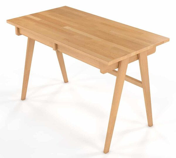 Birou lemn masiv Baraga Personalizabil, 120 × 65 × 75 cm - Alb