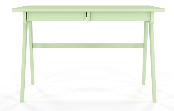 Birou lemn masiv Baraga Roz Albastru Verde Rosu, 120 × 65 × 75 cm - Albastru Inchis
