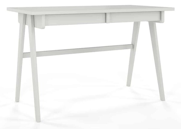 Birou lemn masiv Baraga Roz Albastru Verde Rosu, 120 × 65 × 75 cm - Albastru Inchis
