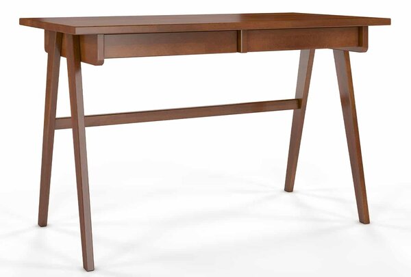 Birou lemn masiv Baraga Personalizabil, 120 × 65 × 75 cm - Alb