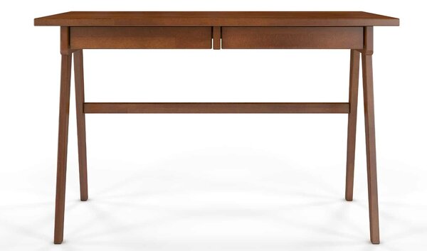 Birou lemn masiv Baraga Personalizabil, 120 × 65 × 75 cm - Alb