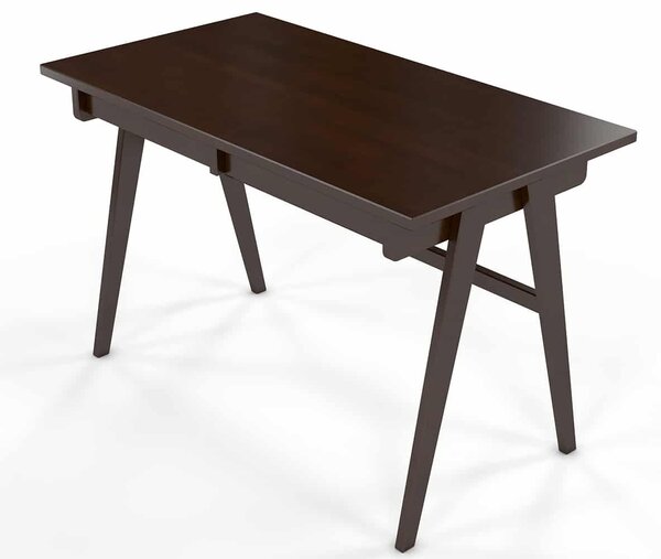 Birou lemn masiv Baraga Personalizabil, 120 × 65 × 75 cm - Alb