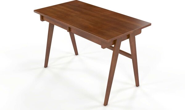Birou lemn masiv Baraga Personalizabil, 120 × 65 × 75 cm - Alb
