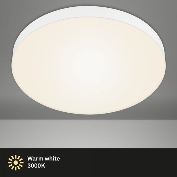 Plafonieră LED Briloner 7068-016 FLAME LED/24,5W/230V 3000K d. 38 cm alb