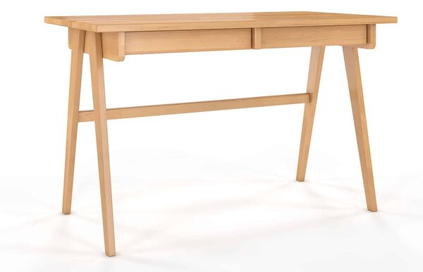 Birou lemn masiv Baraga Personalizabil, 120 × 65 × 75 cm - Natur
