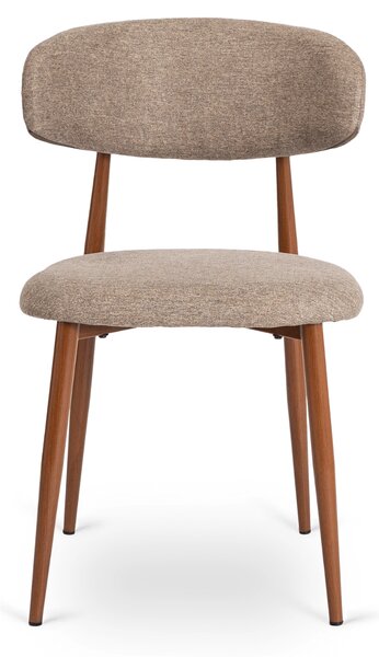 Scaun sufragerie Fabinko (Bej + nuc) . 1129140