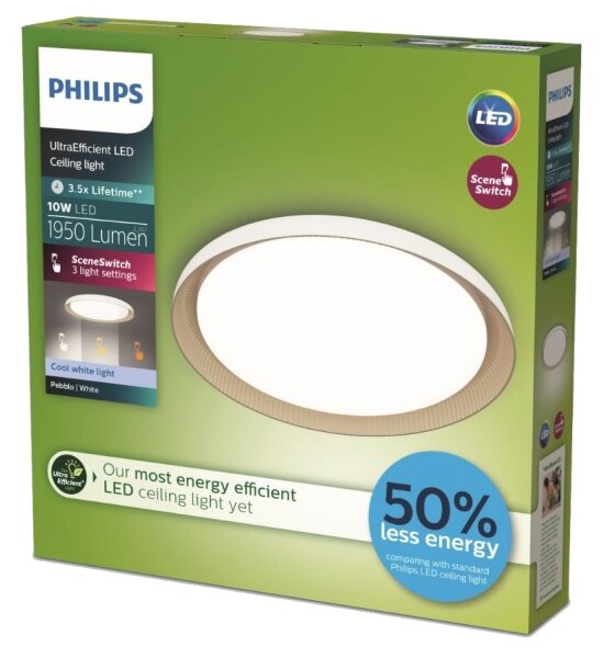 Plafonieră LED dimabilă Philips PEBBLO LED/10W/230V 4000K alb