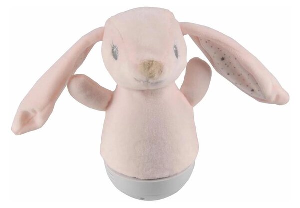Lampă de noapte LED RGB pentru copii cu melodie, 3xAAA/5V, model iepuraș