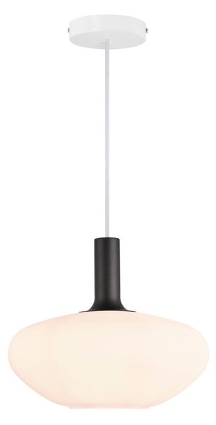 Nordlux - Candelabru pe cablu ALTON 1xE27/60W/230V alb/negru/alama