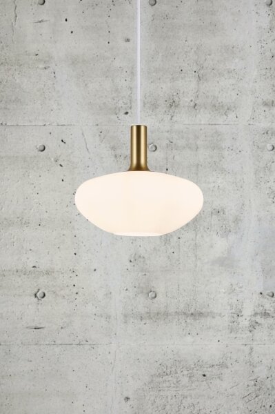 Nordlux - Candelabru pe cablu ALTON 1xE27/60W/230V alb/negru/alama