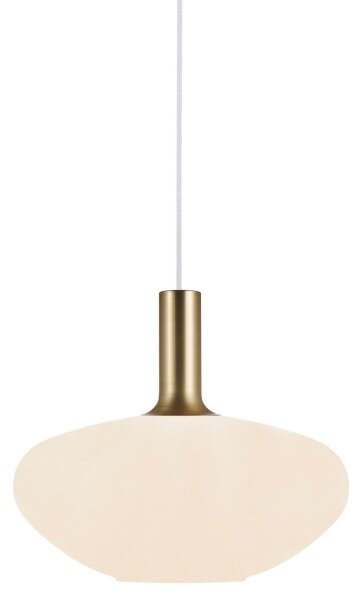 Nordlux - Candelabru pe cablu ALTON 1xE27/60W/230V alb/negru/alama