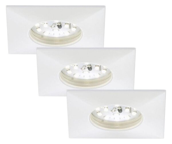 SET 3x corp de iluminat LED încastrat Briloner 7205-036 ATTACH LED/5W/230V IP44 alb