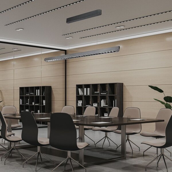 Candelabru LED pe cablu LED/36W/230V 3000/4000/6400K antracit