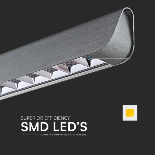 Candelabru LED pe cablu LED/36W/230V 3000/4000/6400K antracit