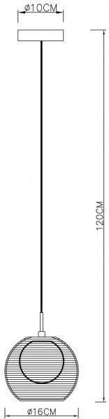 Lustră pe cablu Deko-Light 342029 FILO 1xG9/40W/230V d. 16 cm argintiu