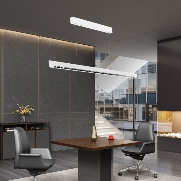 Lustr LED pe cablu 36W 230V, alb, 3000/4000/6400K