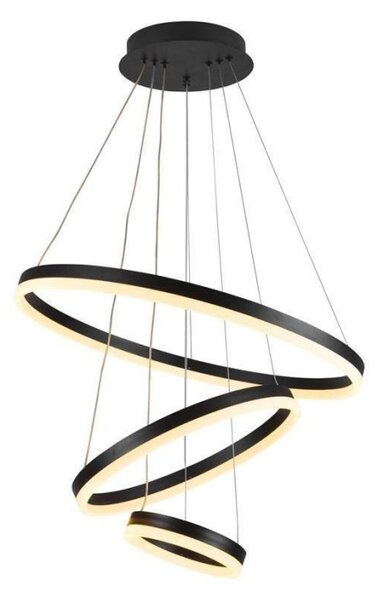 Lustră LED dimabilă pe cablu LED/85W/230V 3000-6500K + telecomandă