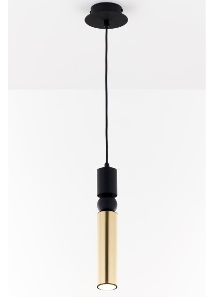 Lustră pe cablu Jupiter 2006 ALAS 1xGU10/10W/230V auriu/negru