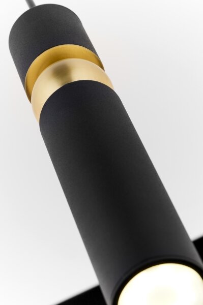 Lustră pe cablu Jupiter 2003 ALAS 1xGU10/10W/230V negru/auriu