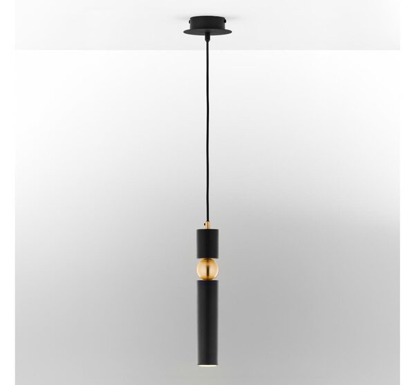 Lustră pe cablu Jupiter 2003 ALAS 1xGU10/10W/230V negru/auriu