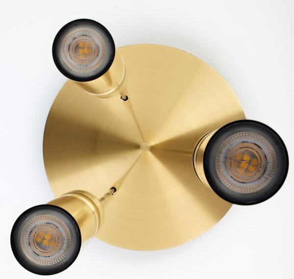 Lustră pe cablu Jupiter 2019 ALAS 3xGU10/10W/230V auriu