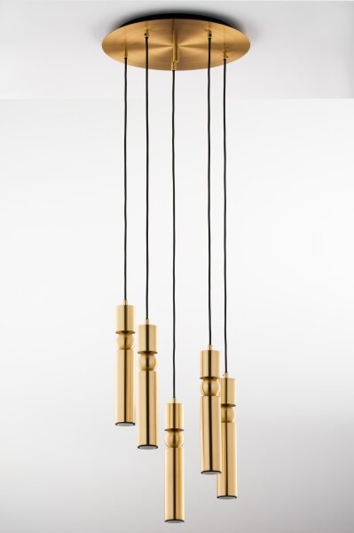 Lustră pe cablu Jupiter 2020 ALAS 5xGU10/10W/230V auriu