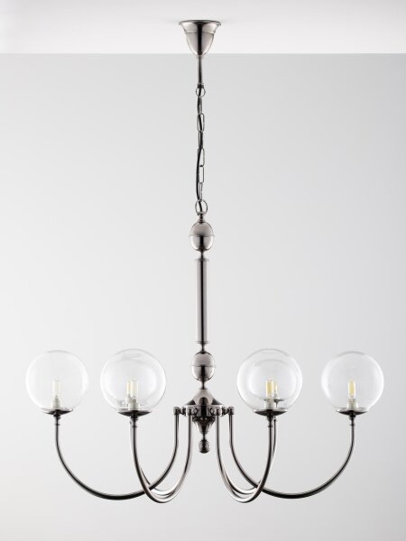 Lustră pe lanț Jupiter 2022 BRILLANTE 6xG9/10W/230V crom lucios