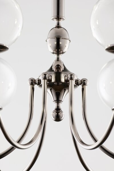 Lustră pe lanț Jupiter 2022 BRILLANTE 6xG9/10W/230V crom lucios