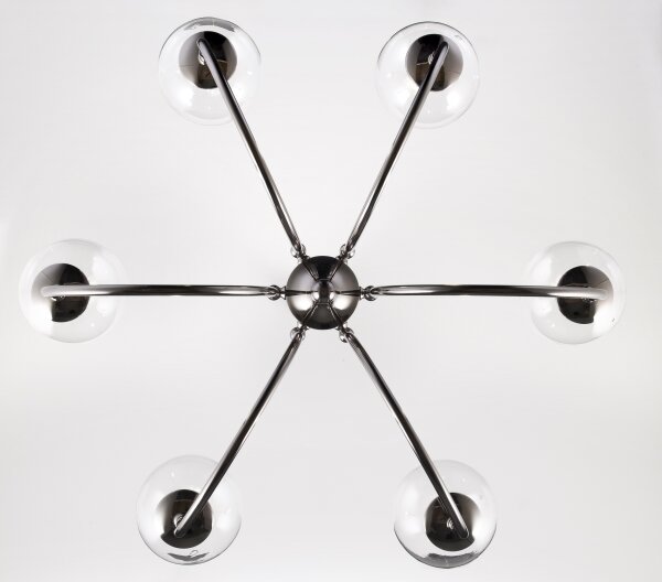 Lustră pe lanț Jupiter 2022 BRILLANTE 6xG9/10W/230V crom lucios