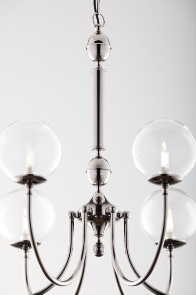 Lustră pe lanț Jupiter 2022 BRILLANTE 6xG9/10W/230V crom lucios