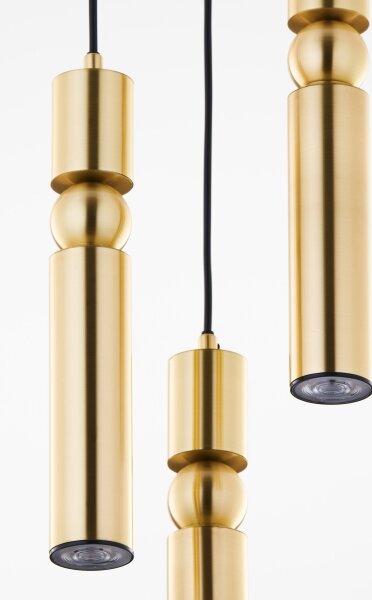Lustră pe cablu Jupiter 2019 ALAS 3xGU10/10W/230V auriu
