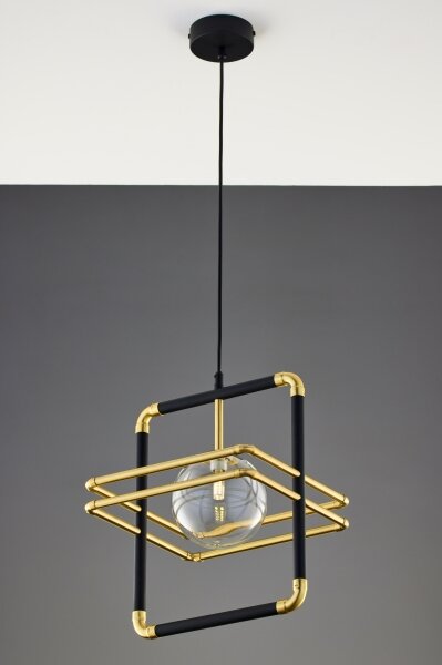 Lustră pe cablu Jupiter 2028 FIORI 1xG9/10W/230V negru/auriu/transparent