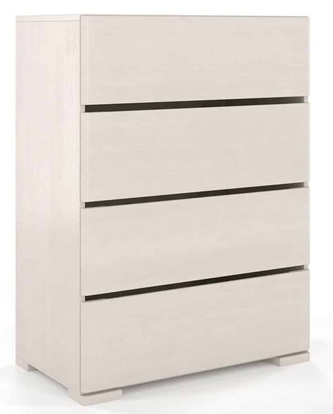 Comodă lemn masiv TerraCraft Pin 4 Sertare, 80 × 45 × 108 cm - Natural